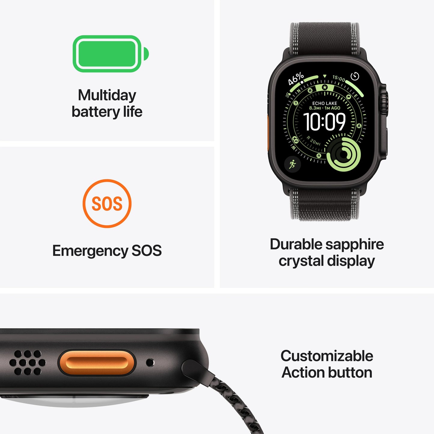 Apple Watch Ultra 3 with Alpine Loop